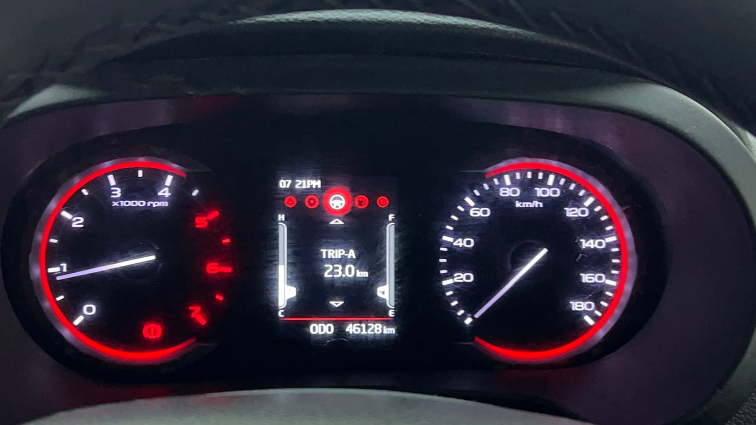 Used 2024 Mahindra Thar LX Hard Top Diesel MT RWD Diesel Manual interior CLUSTERMETER VIEW