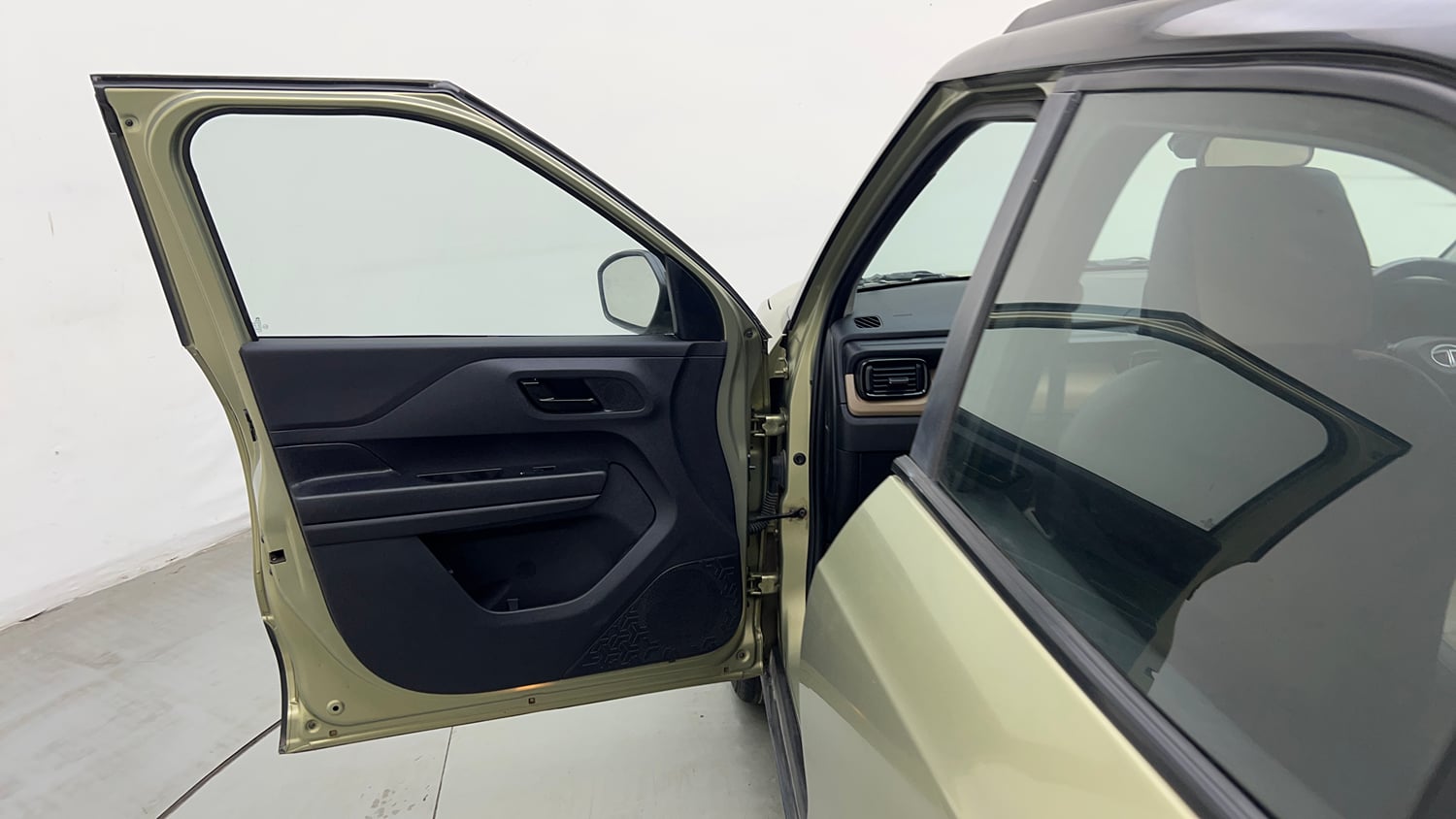 Used 2022 Tata Punch Kaziranga Creative AMT Petrol Automatic interior LEFT FRONT DOOR OPEN VIEW