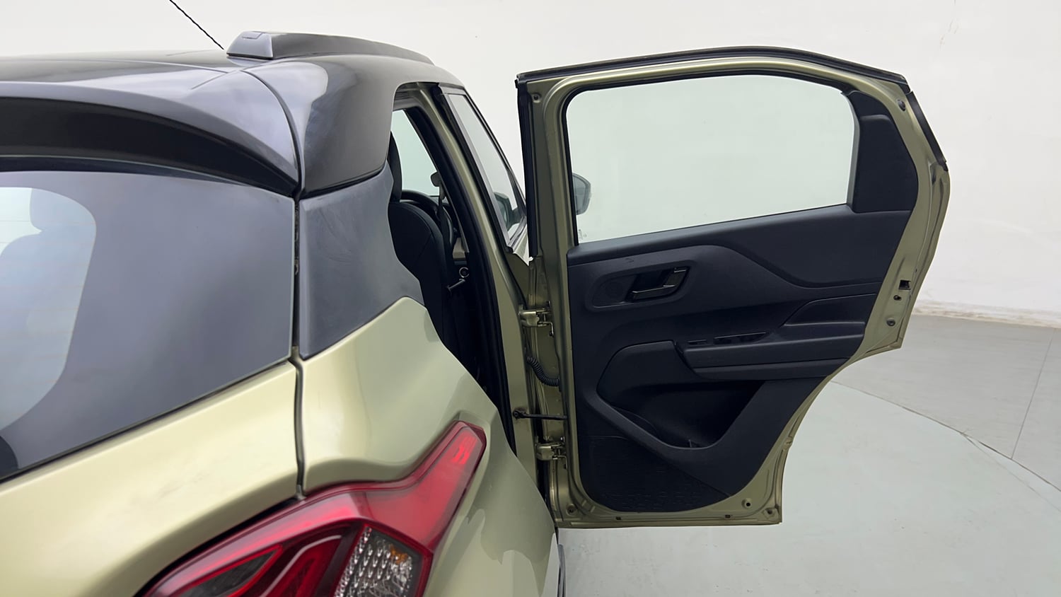 Used 2022 Tata Punch Kaziranga Creative AMT Petrol Automatic interior RIGHT REAR DOOR OPEN VIEW