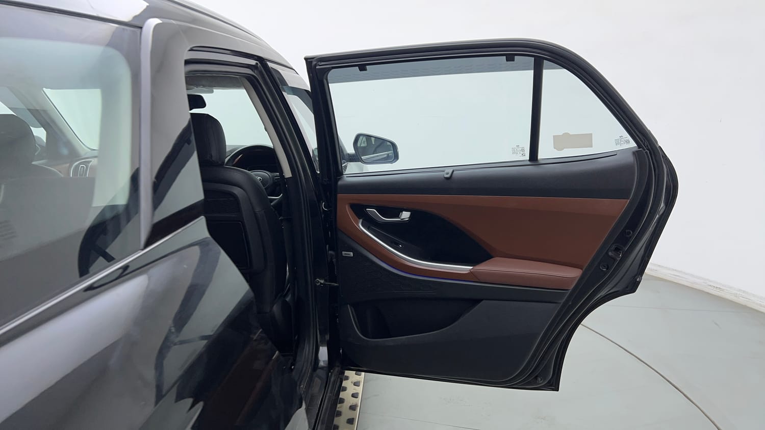 Used 2022 Hyundai Alcazar Signature (O) 7 Seater 1.5 Diesel AT Diesel Automatic interior RIGHT REAR DOOR OPEN VIEW