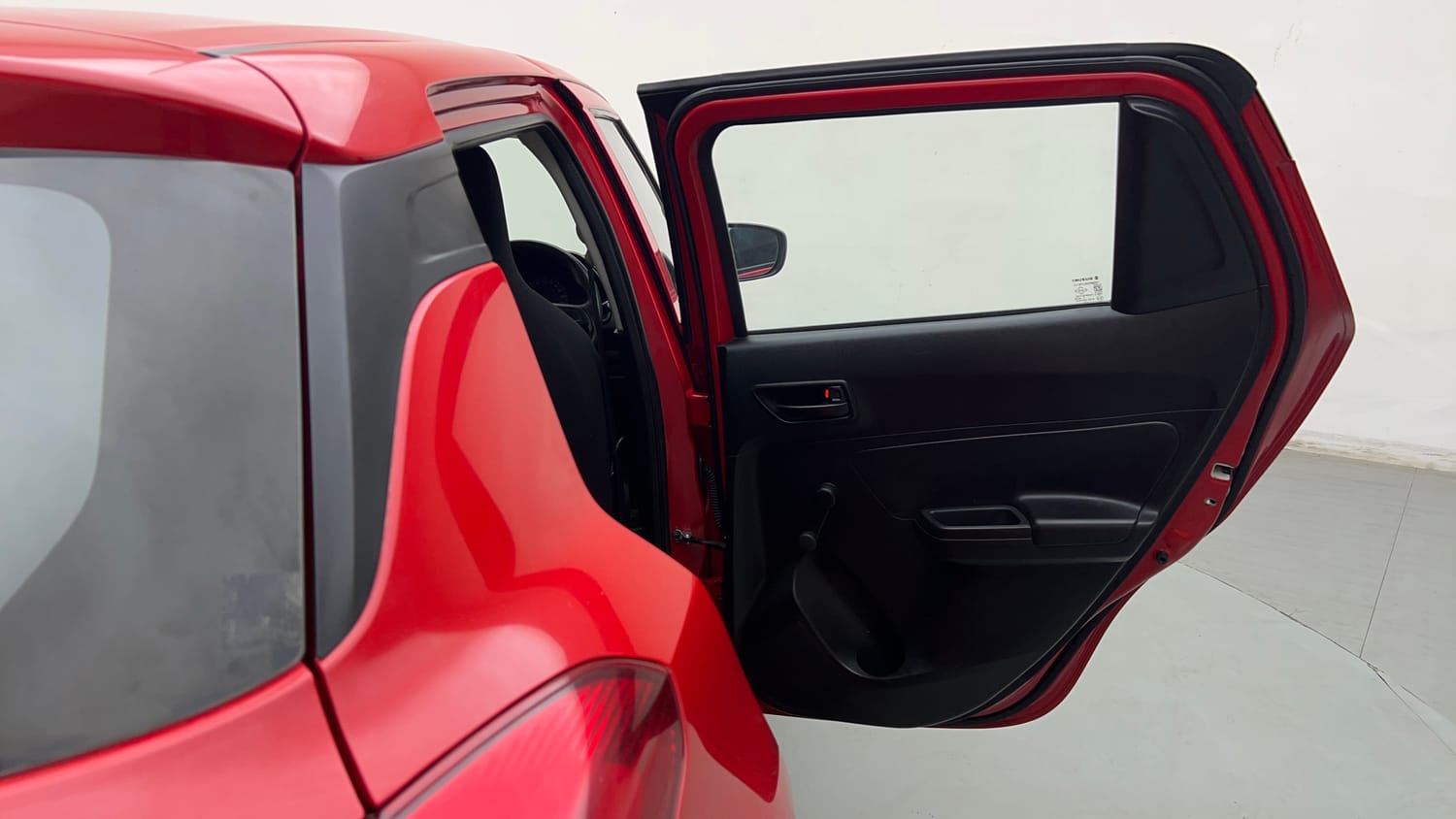 Used 2023 Maruti Suzuki Swift LXi Petrol Manual interior RIGHT REAR DOOR OPEN VIEW