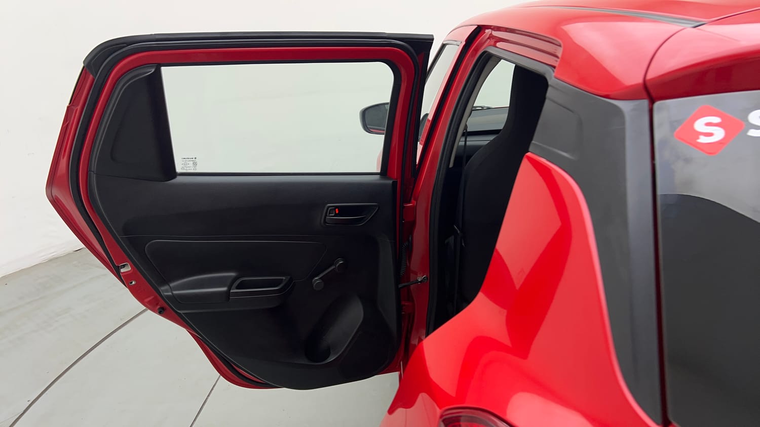 Used 2023 Maruti Suzuki Swift LXi Petrol Manual interior LEFT REAR DOOR OPEN VIEW