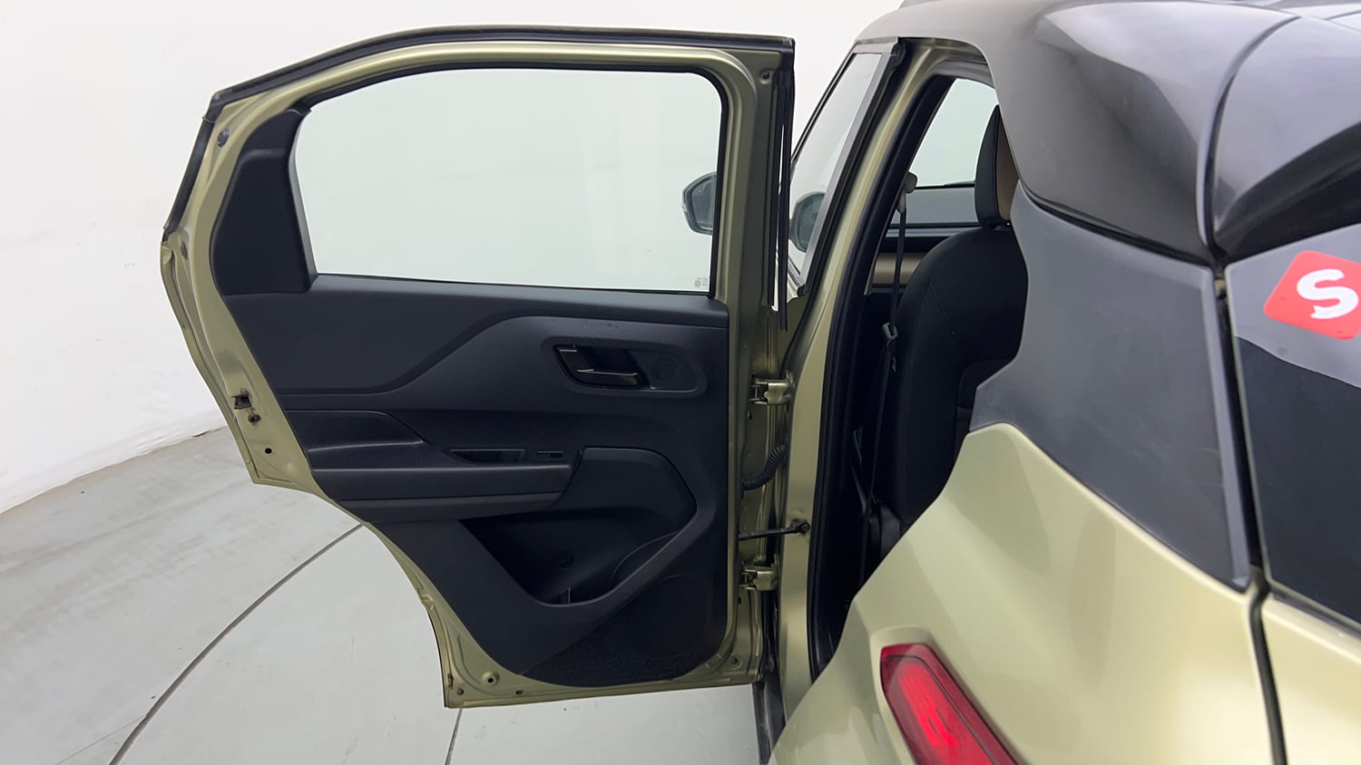 Used 2022 Tata Punch Kaziranga Creative AMT Petrol Automatic interior LEFT REAR DOOR OPEN VIEW