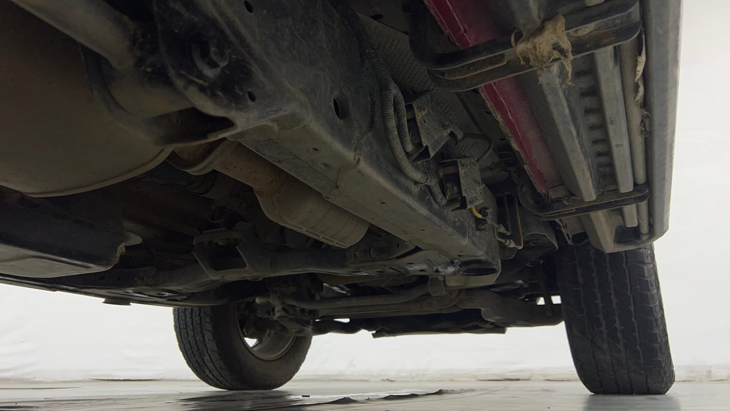 Used 2024 Mahindra Thar LX Hard Top Diesel MT RWD Diesel Manual extra REAR RIGHT UNDERBODY VIEW