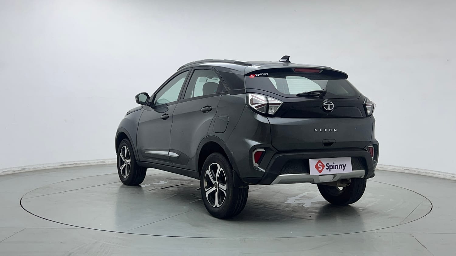 Used 2023 Tata Nexon XZ Plus Petrol Manual exterior LEFT REAR CORNER VIEW