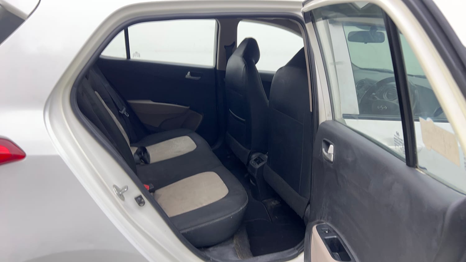 Used 2015 Hyundai Grand i10 Sportz 1.2 Kappa VTVT Petrol Manual interior RIGHT SIDE REAR DOOR CABIN VIEW