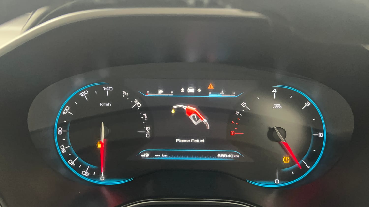 Used 2020 MG Motors Hector Sharp 2.0 Diesel Diesel Manual interior CLUSTERMETER VIEW