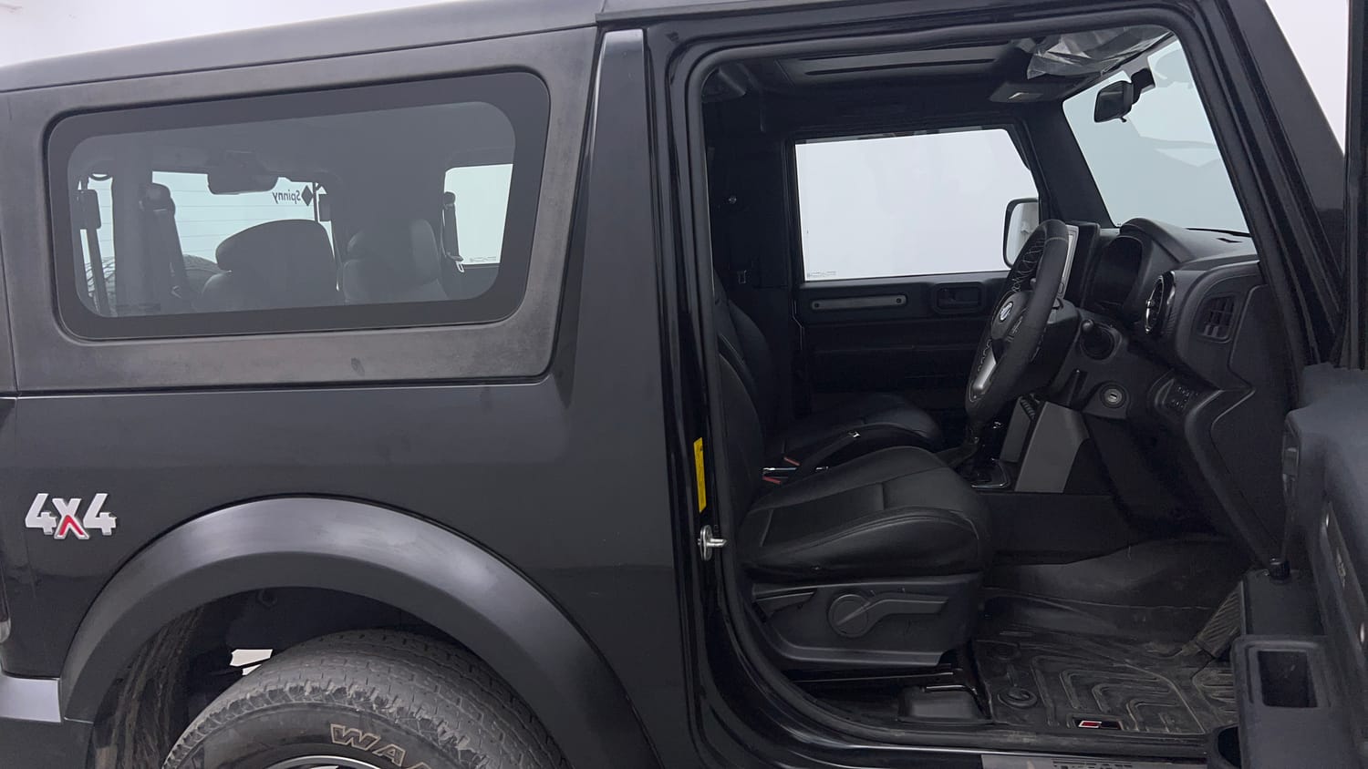 Used 2022 mahindra Thar LX Hard Top Petrol AT 4WD Petrol Automatic interior RIGHT SIDE FRONT DOOR CABIN VIEW