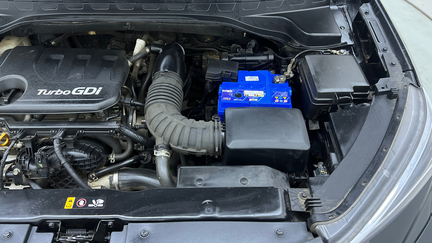 Used 2022 Kia Sonet GTX Plus 1.0 iMT Petrol Manual engine ENGINE LEFT SIDE VIEW