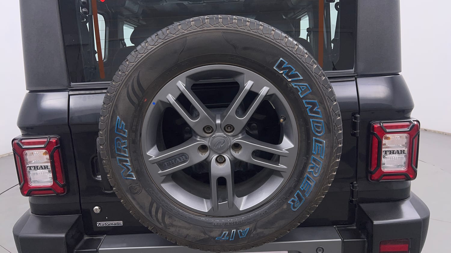 Used 2022 mahindra Thar LX Hard Top Petrol AT 4WD Petrol Automatic tyres SPARE TYRE VIEW