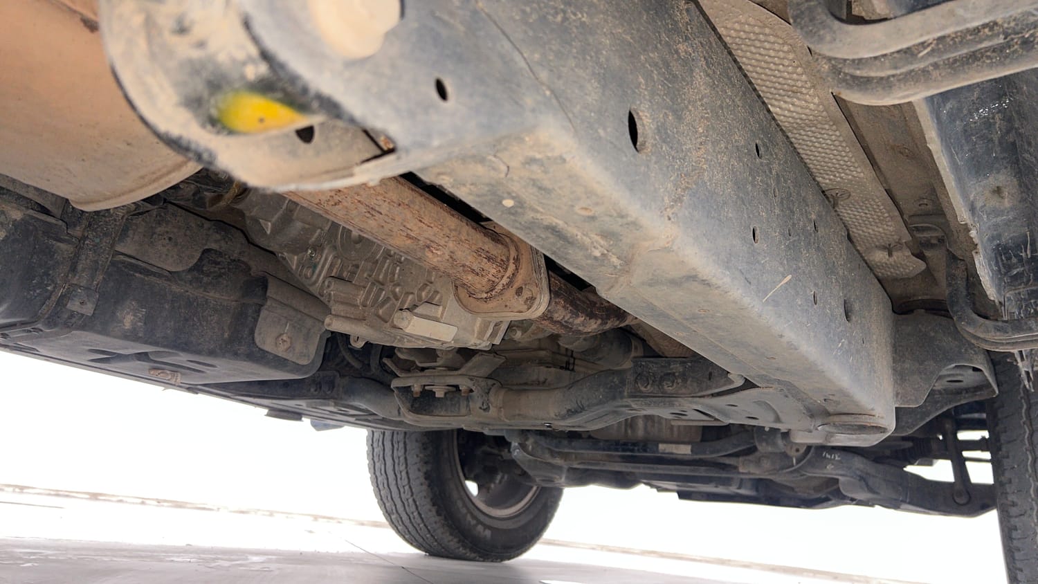 Used 2022 mahindra Thar LX Hard Top Petrol AT 4WD Petrol Automatic extra REAR RIGHT UNDERBODY VIEW