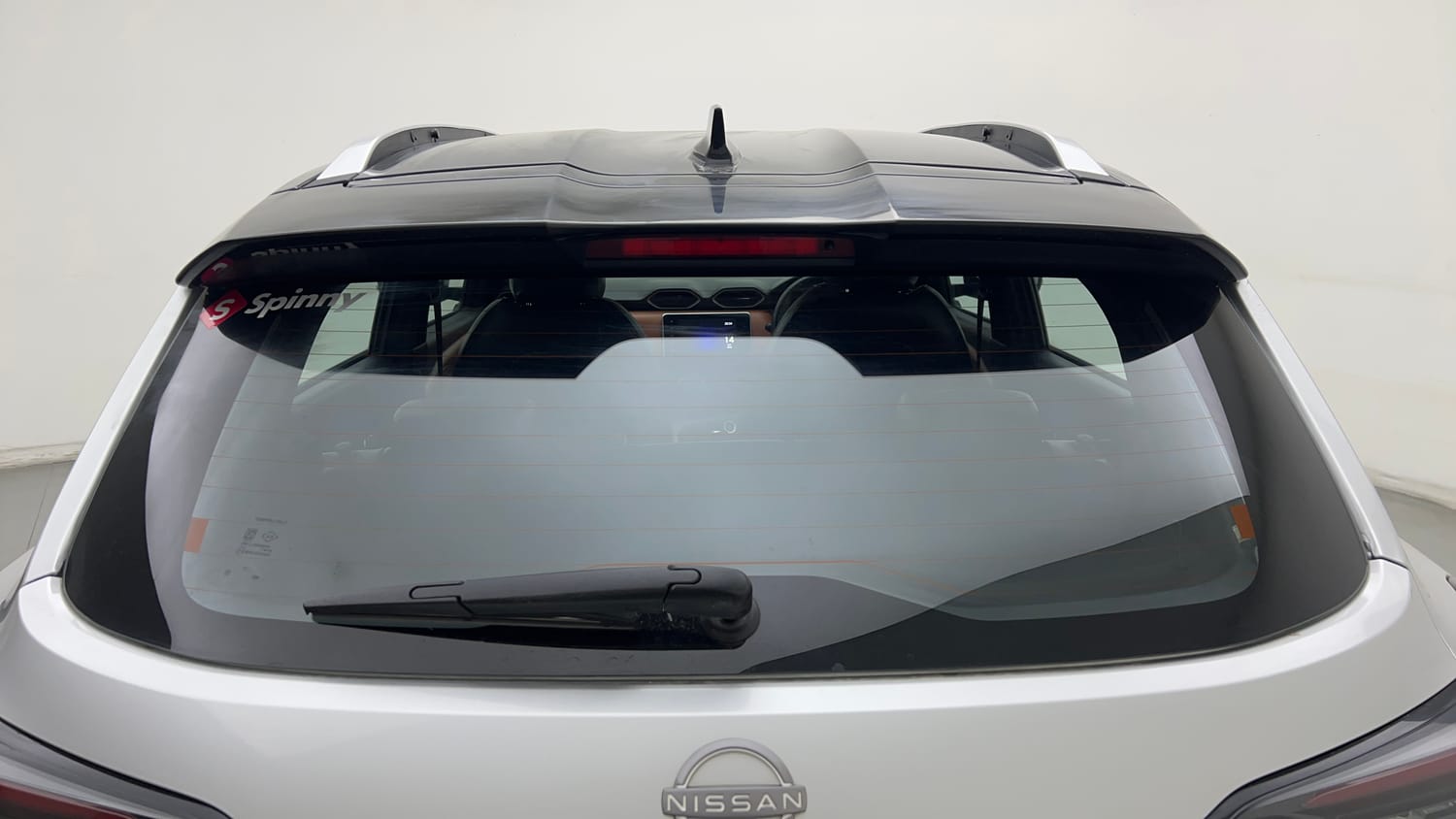 Used 2024 Nissan Magnite Tekna Plus B4D 1.0 Petrol AMT Dual Tone Petrol Automatic exterior BACK WINDSHIELD VIEW