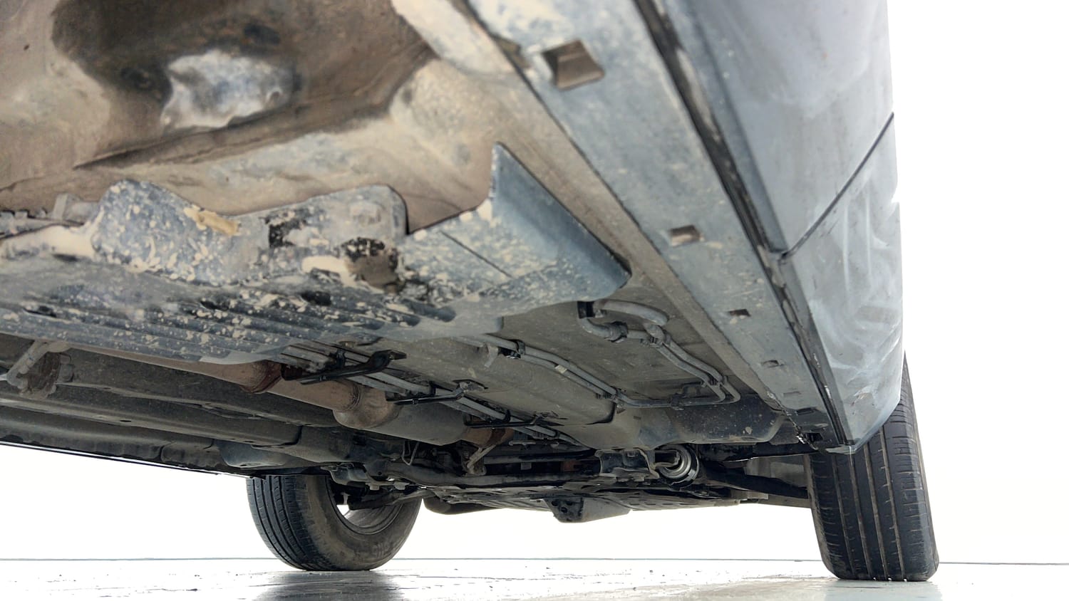 Used 2021 Tata Harrier XT Plus Camo Diesel Manual extra REAR RIGHT UNDERBODY VIEW