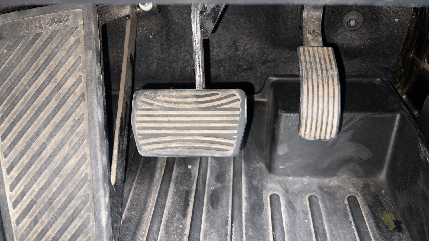 Used 2022 mahindra Thar LX Hard Top Petrol AT 4WD Petrol Automatic interior PEDALS VIEW