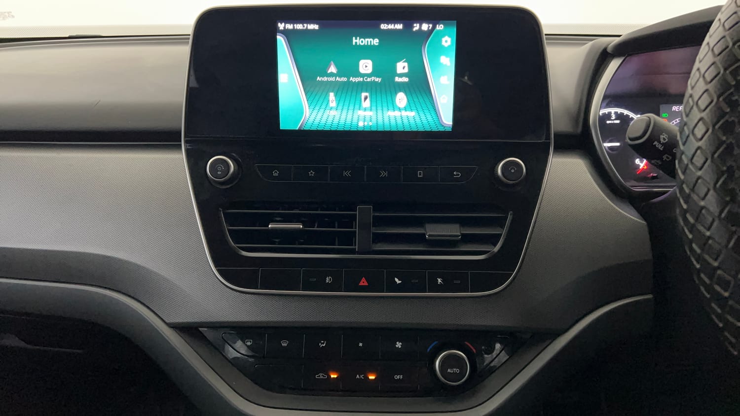 Used 2021 Tata Harrier XT Plus Camo Diesel Manual interior MUSIC SYSTEM & AC CONTROL VIEW