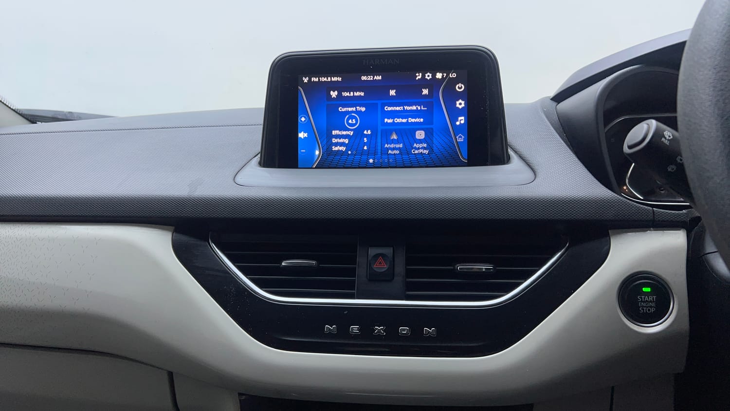 Used 2023 Tata Nexon XZ Plus Petrol Manual top_features Touch screen infotainment system