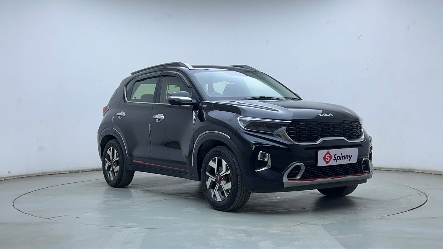 Used 2022 Kia Sonet GTX Plus 1.0 iMT Petrol Manual exterior RIGHT FRONT CORNER VIEW