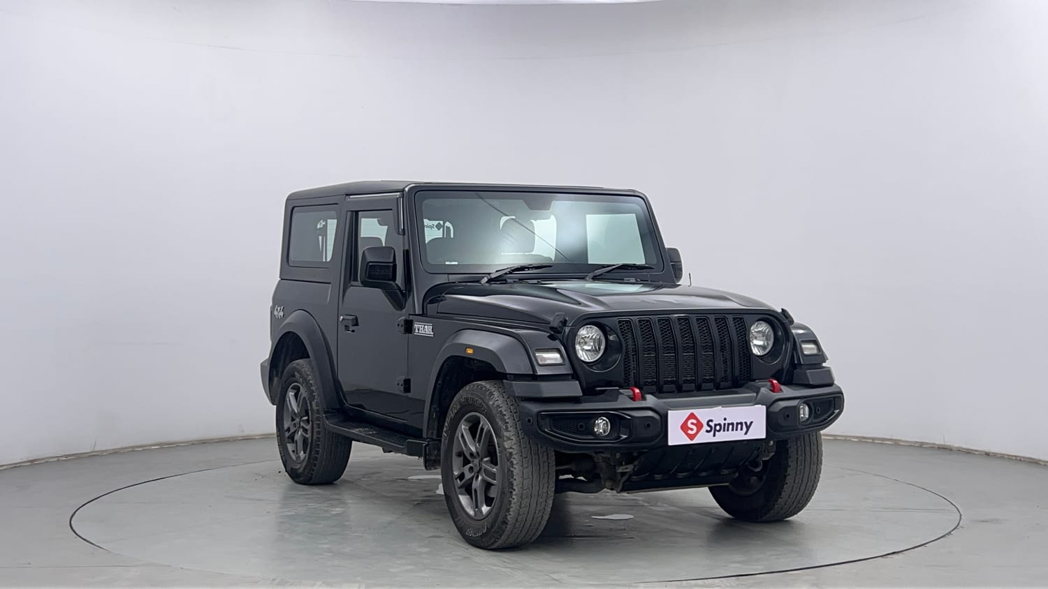 Used 2022 mahindra Thar LX Hard Top Petrol AT 4WD Petrol Automatic exterior RIGHT FRONT CORNER VIEW