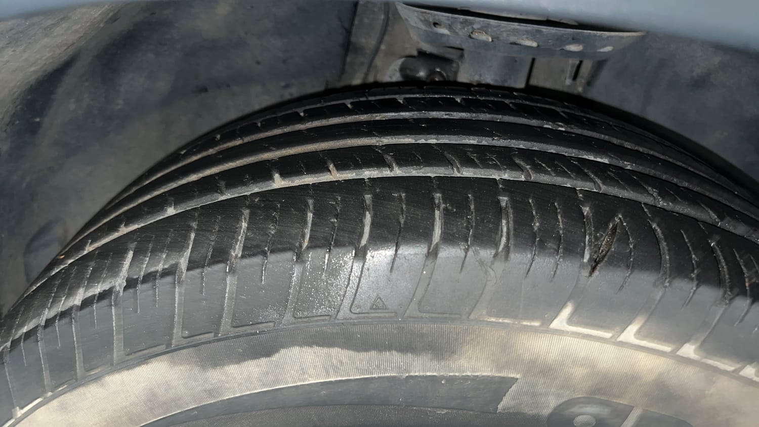 Used 2021 Tata Harrier XT Plus Camo Diesel Manual tyres RIGHT FRONT TYRE TREAD VIEW