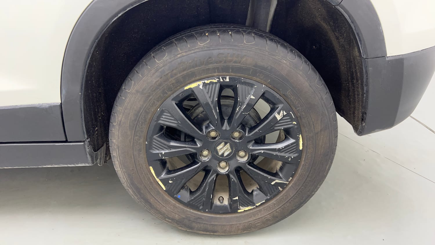 Used 2020 Maruti Suzuki Vitara Brezza ZXi AT SHVS Petrol Automatic tyres LEFT REAR TYRE RIM VIEW