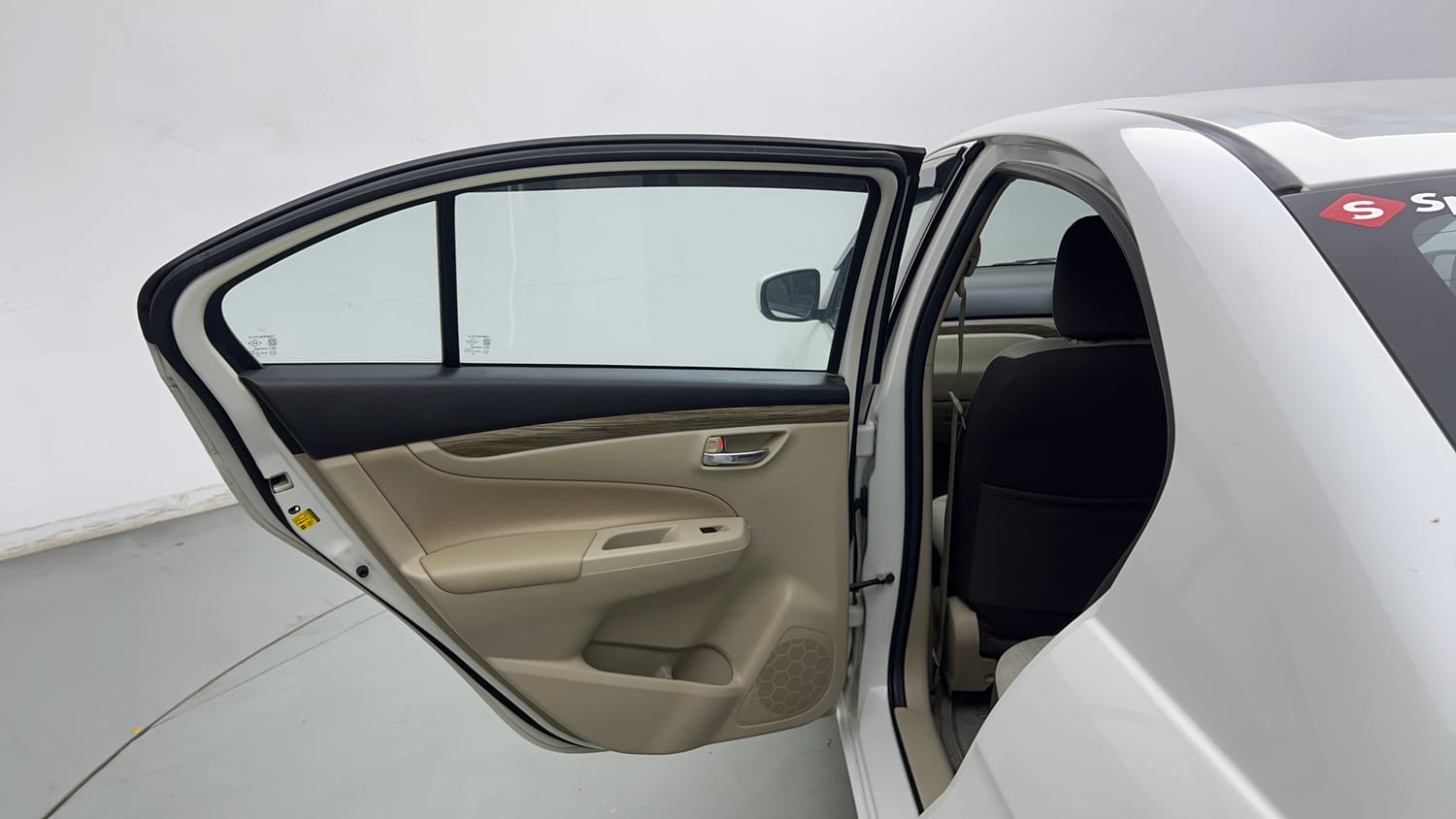 Used 2023 Maruti Suzuki Ciaz Sigma 1.5 Petrol Manual interior LEFT REAR DOOR OPEN VIEW