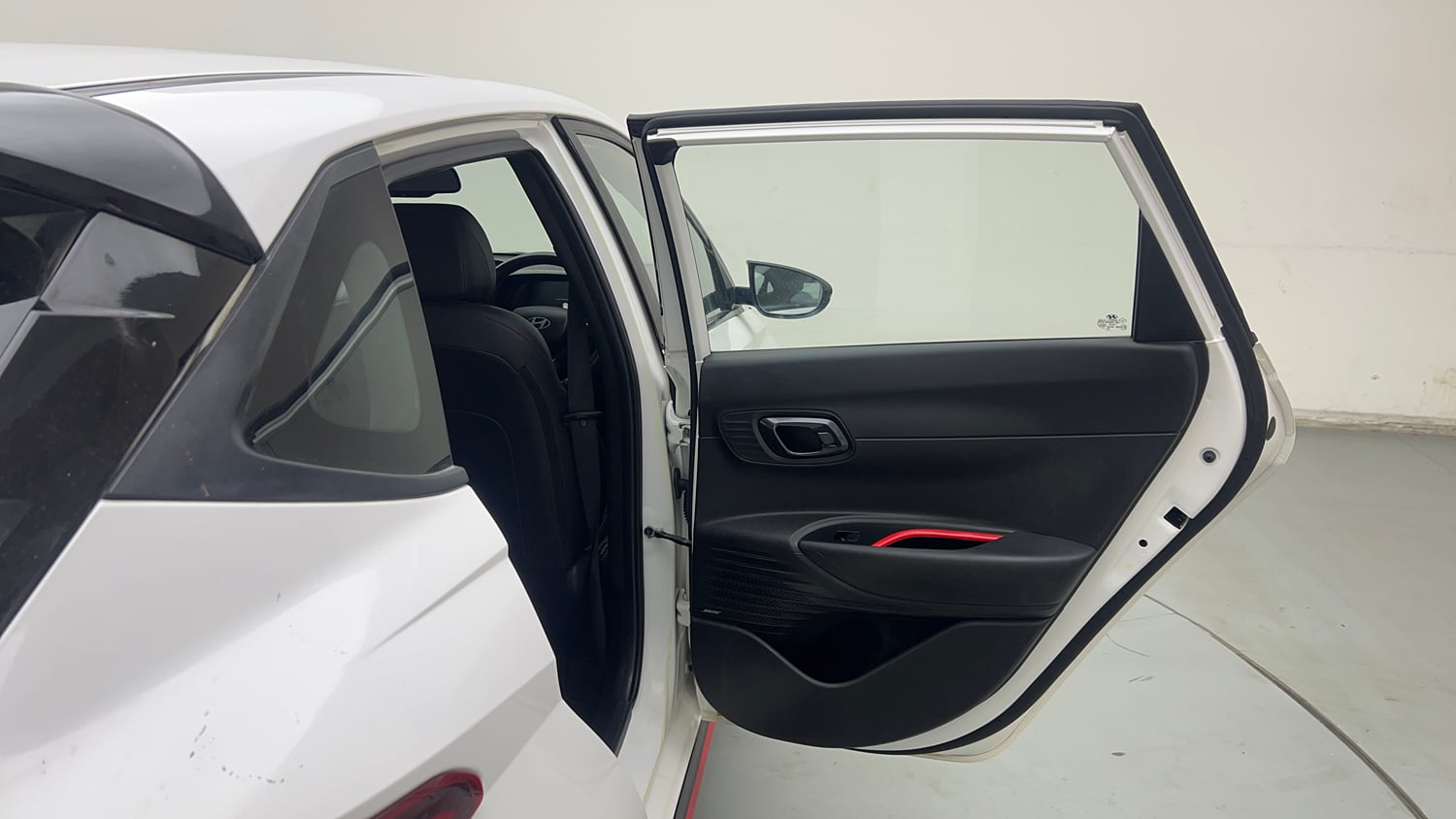 Used 2023 Hyundai i20 N Line N8 1.0 Turbo DCT Petrol Automatic interior RIGHT REAR DOOR OPEN VIEW