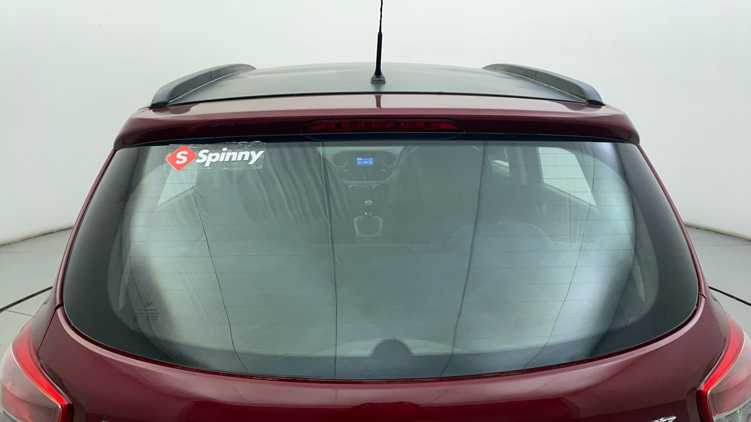 Used 2015 Hyundai Grand i10 Sportz 1.2 Kappa VTVT Petrol Manual exterior BACK WINDSHIELD VIEW