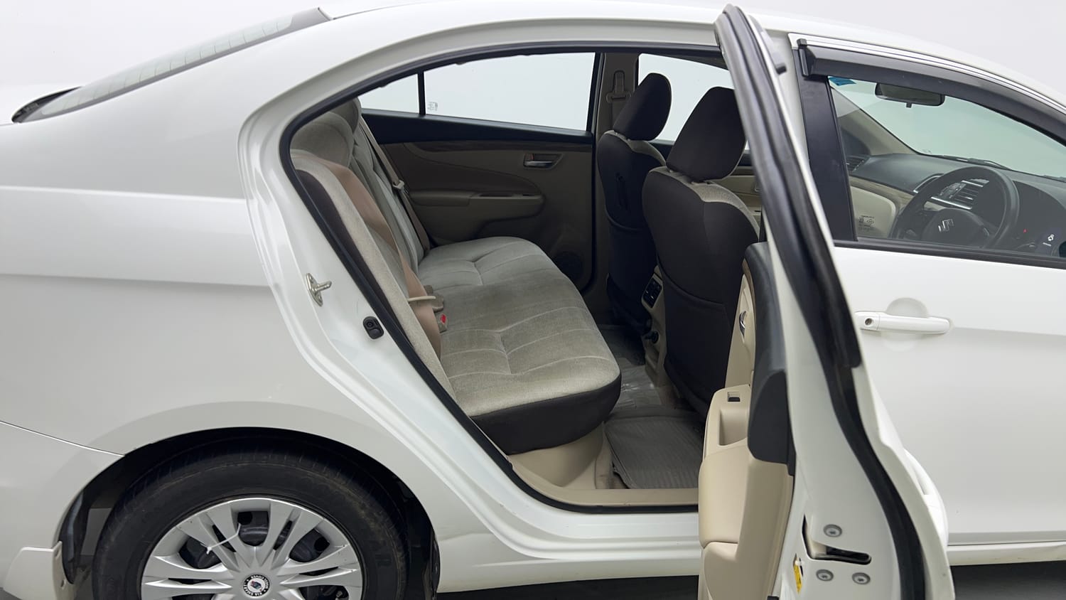 Used 2023 Maruti Suzuki Ciaz Sigma 1.5 Petrol Manual interior RIGHT SIDE REAR DOOR CABIN VIEW