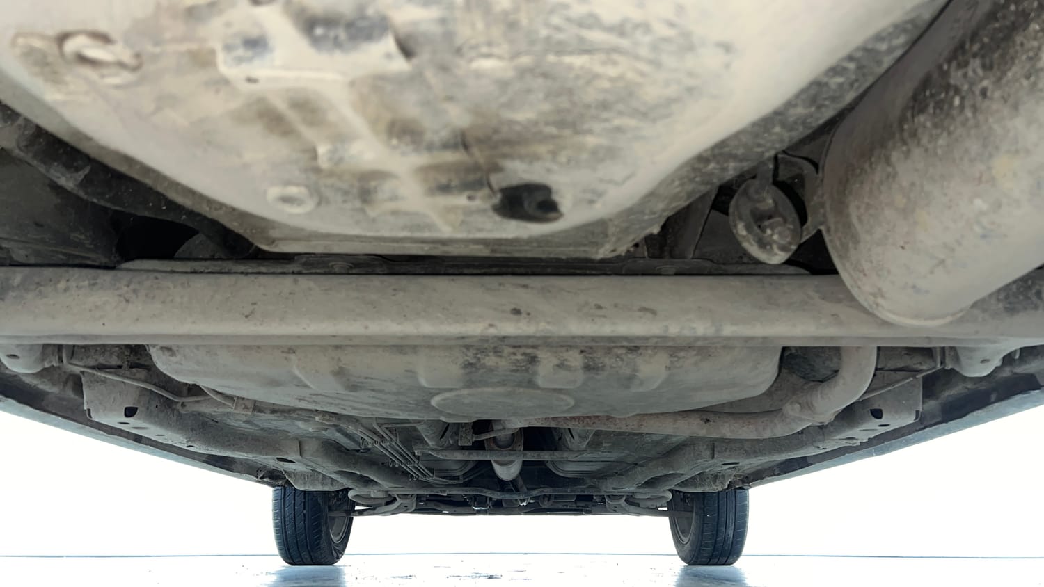 Used 2020 Tata Tiago XZ Plus Dual Tone Petrol Manual extra REAR UNDERBODY VIEW (TAKEN FROM REAR)