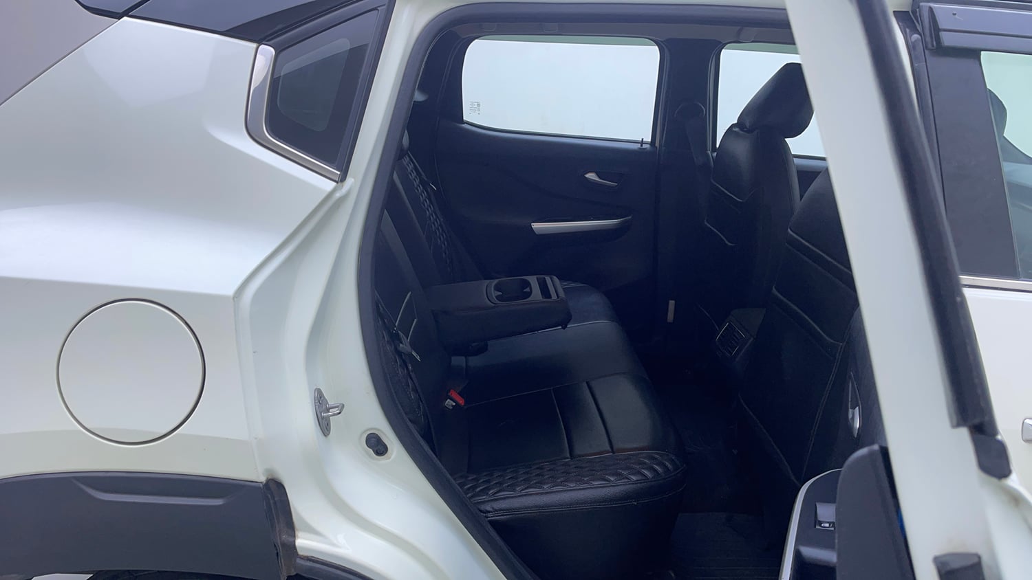 Used 2022 Nissan Magnite XV Premium Turbo CVT Dual Tone Petrol Automatic interior RIGHT SIDE REAR DOOR CABIN VIEW