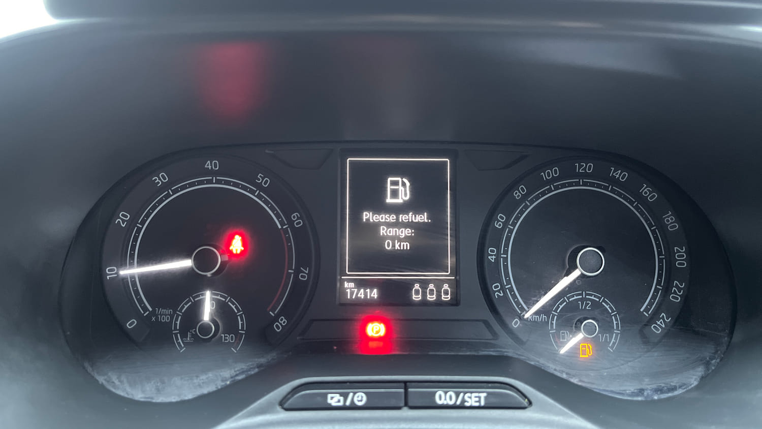 Used 2025 Skoda Kylaq Signature Petrol Manual interior CLUSTERMETER VIEW