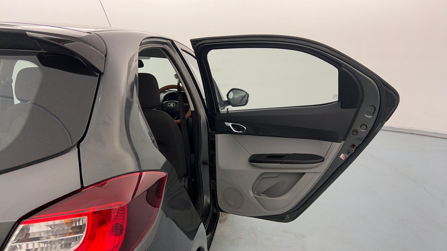 Used 2020 Tata Tiago XZ Plus Dual Tone Petrol Manual interior RIGHT REAR DOOR OPEN VIEW