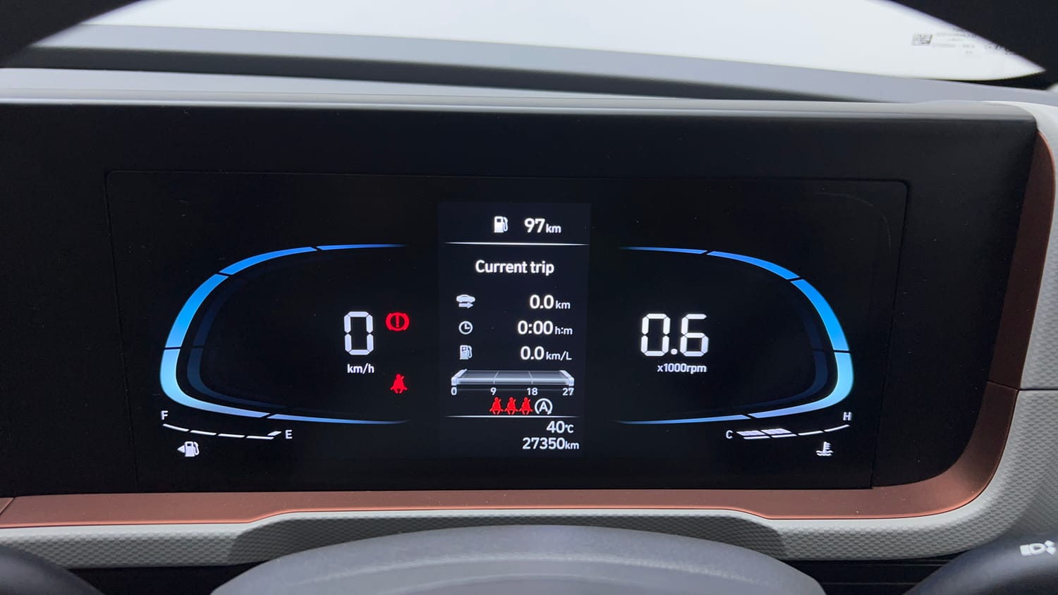 Used 2024 Hyundai Creta 1.5 MPi Petrol MT EX Petrol Manual interior CLUSTERMETER VIEW