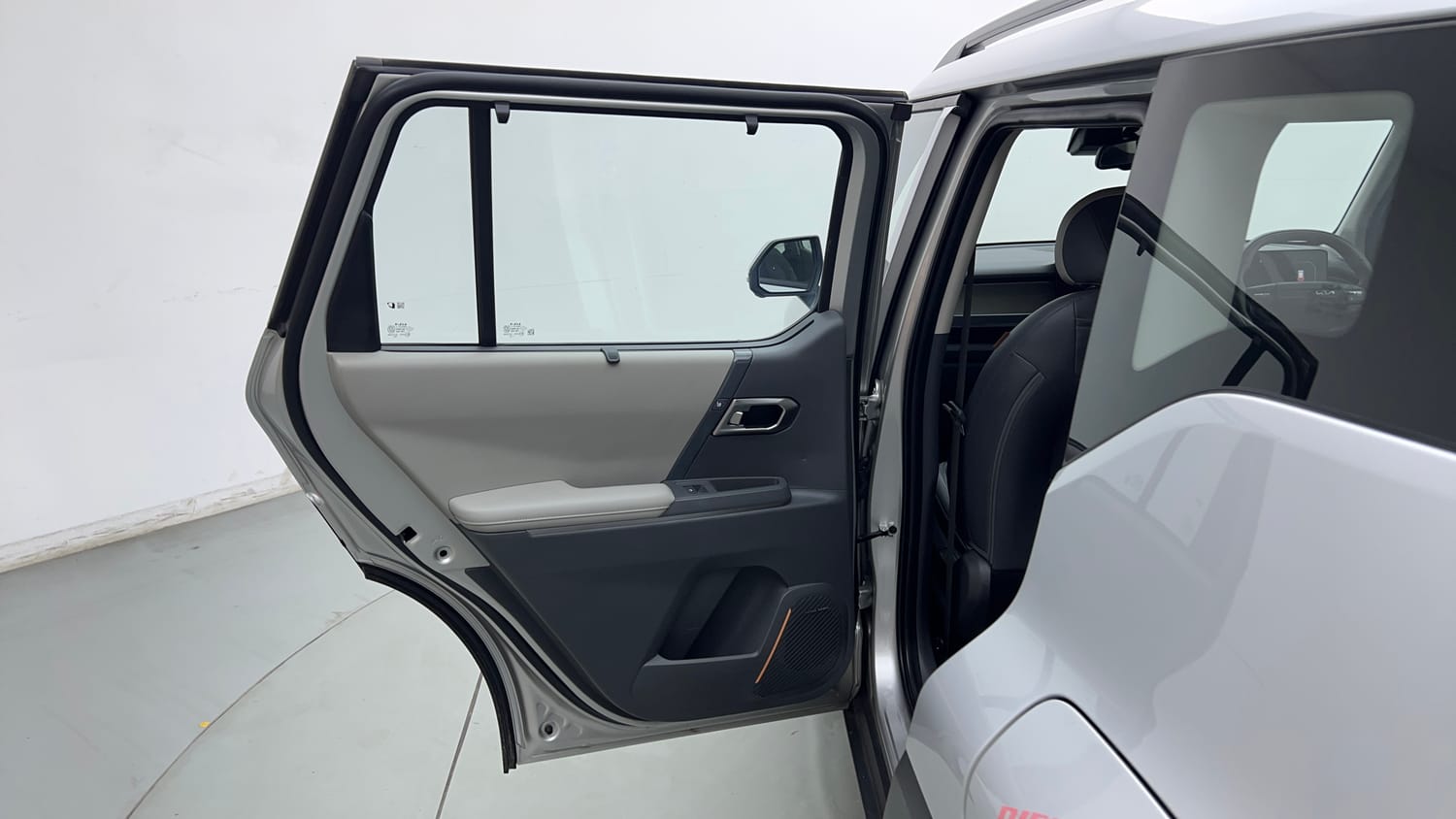 Used 2025 Kia Syros HTX Plus (O) 1.5 Diesel 6AT Diesel Automatic interior LEFT REAR DOOR OPEN VIEW