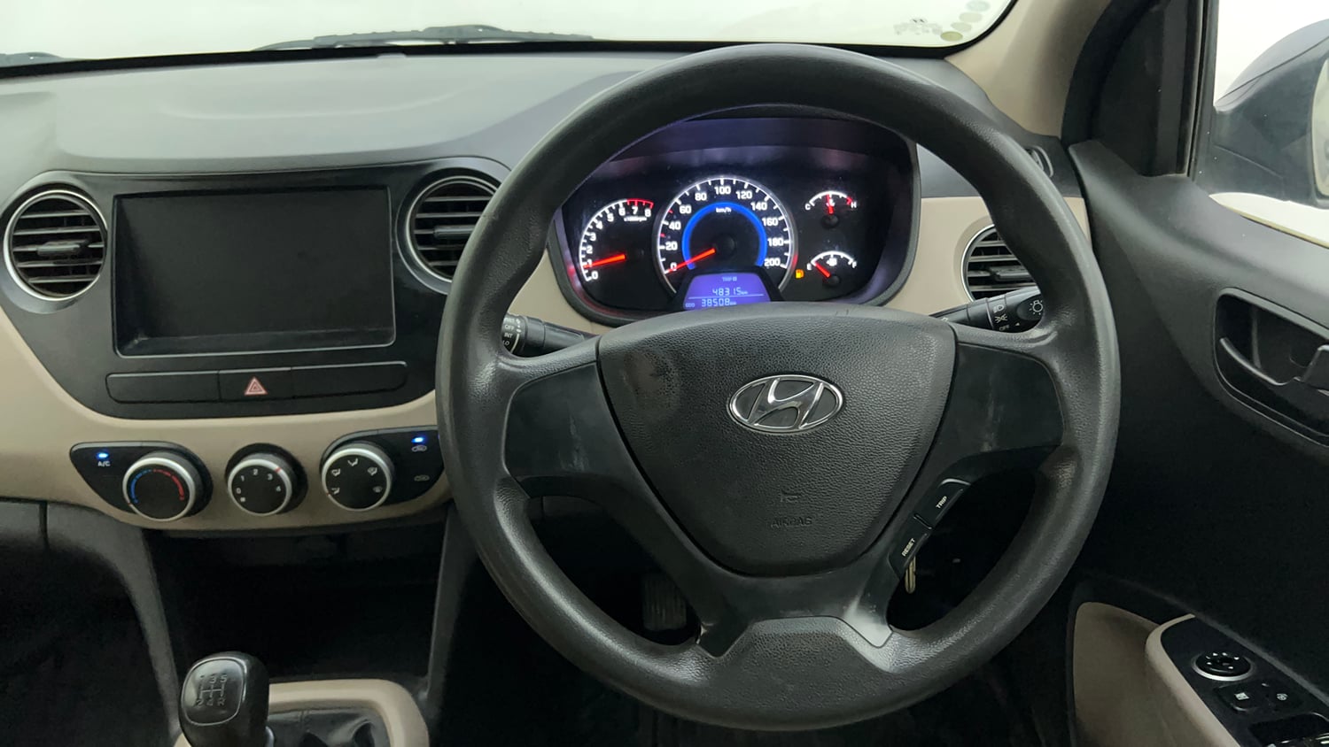 Used 2017 Hyundai Grand i10 Magna 1.2 Kappa VTVT Petrol Manual interior STEERING VIEW