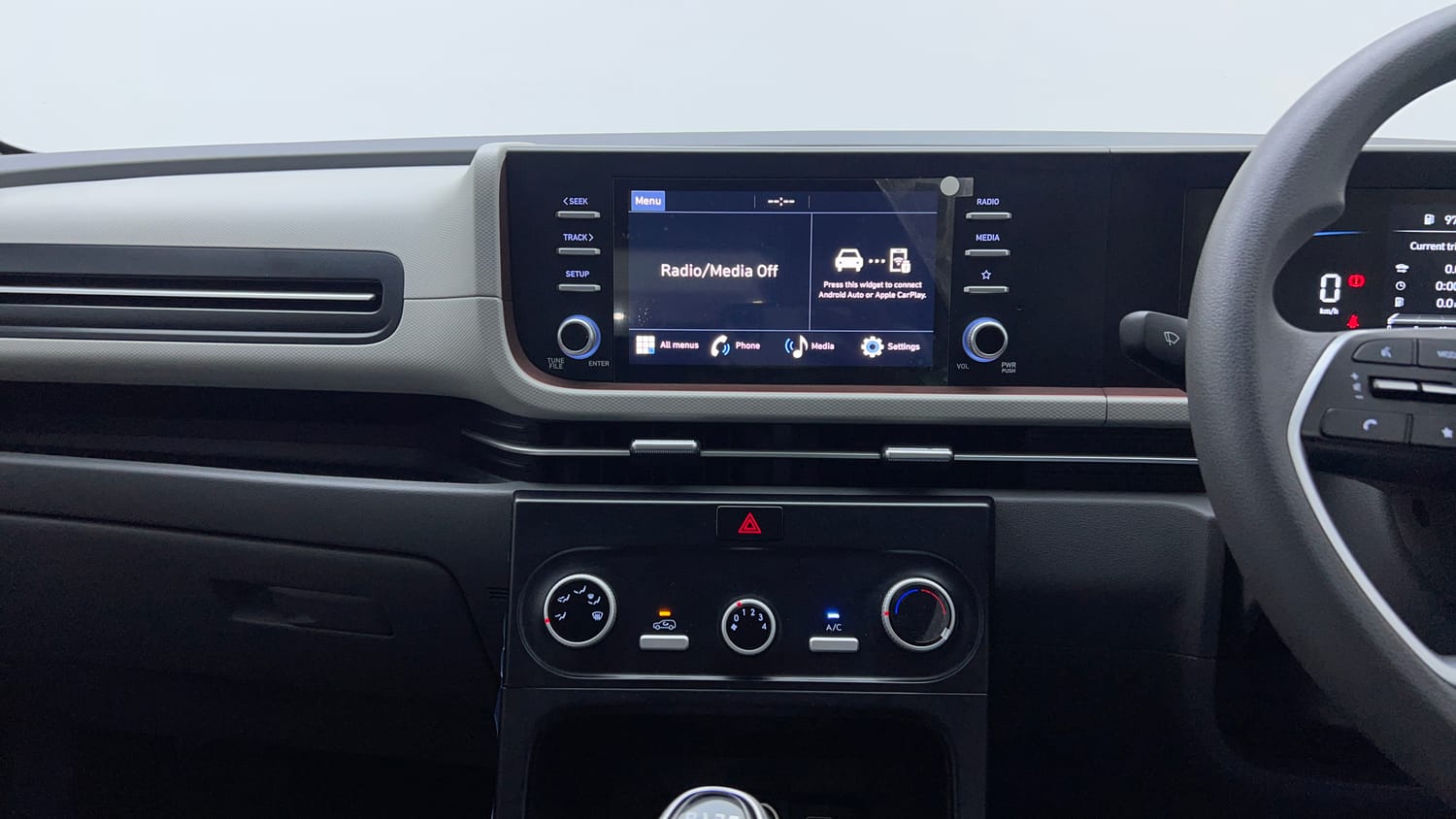 Used 2024 Hyundai Creta 1.5 MPi Petrol MT EX Petrol Manual interior MUSIC SYSTEM & AC CONTROL VIEW