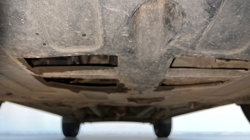 Used 2016 Hyundai Creta 1.6 SX Plus AT Petrol Petrol Automatic extra FRONT LEFT UNDERBODY VIEW
