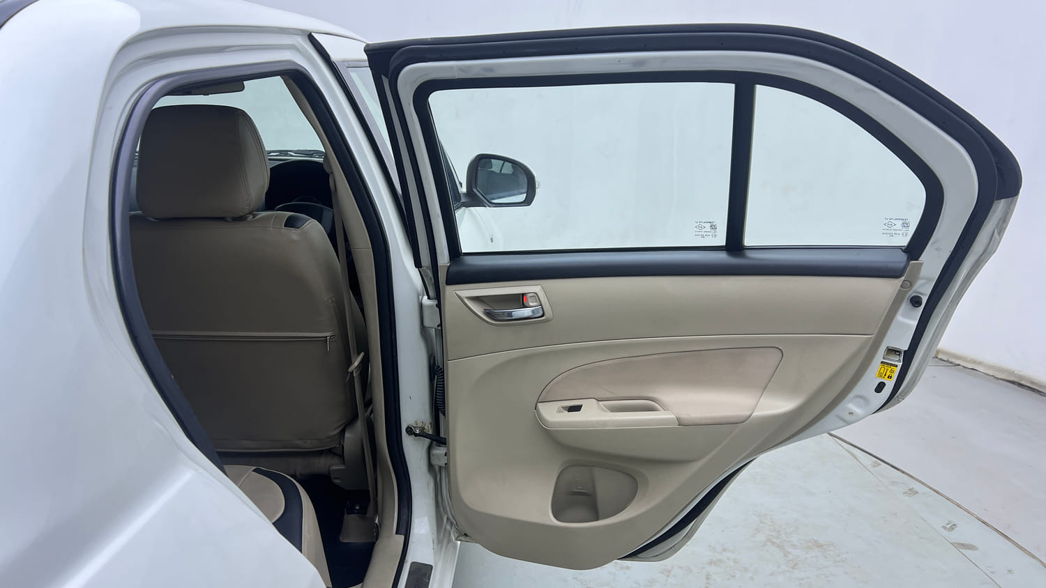 Used 2017 Maruti Suzuki Swift Dzire VXI AT ABS Petrol Automatic interior RIGHT REAR DOOR OPEN VIEW