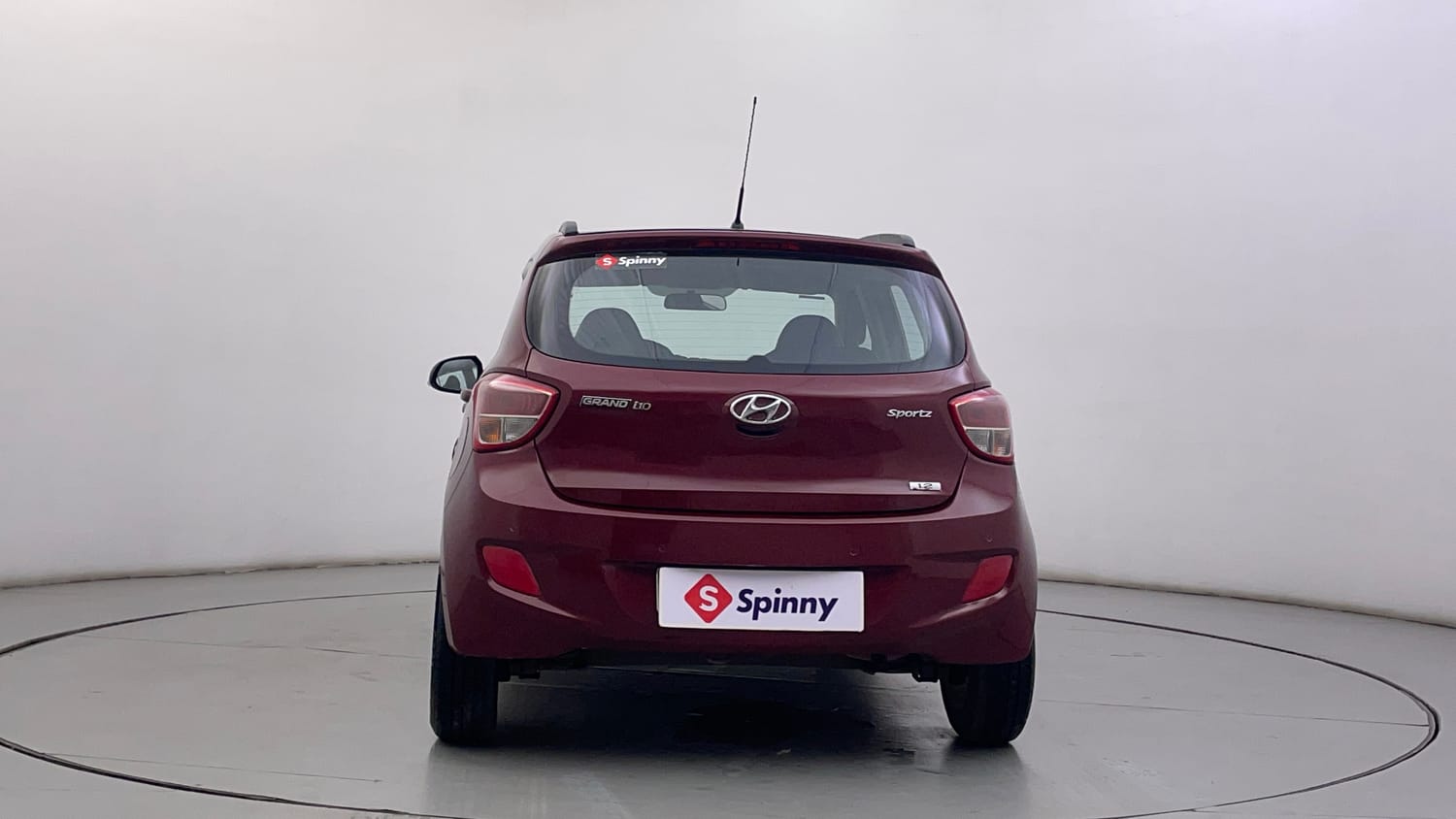 Used 2015 Hyundai Grand i10 Sportz 1.2 Kappa VTVT Petrol Manual exterior BACK VIEW