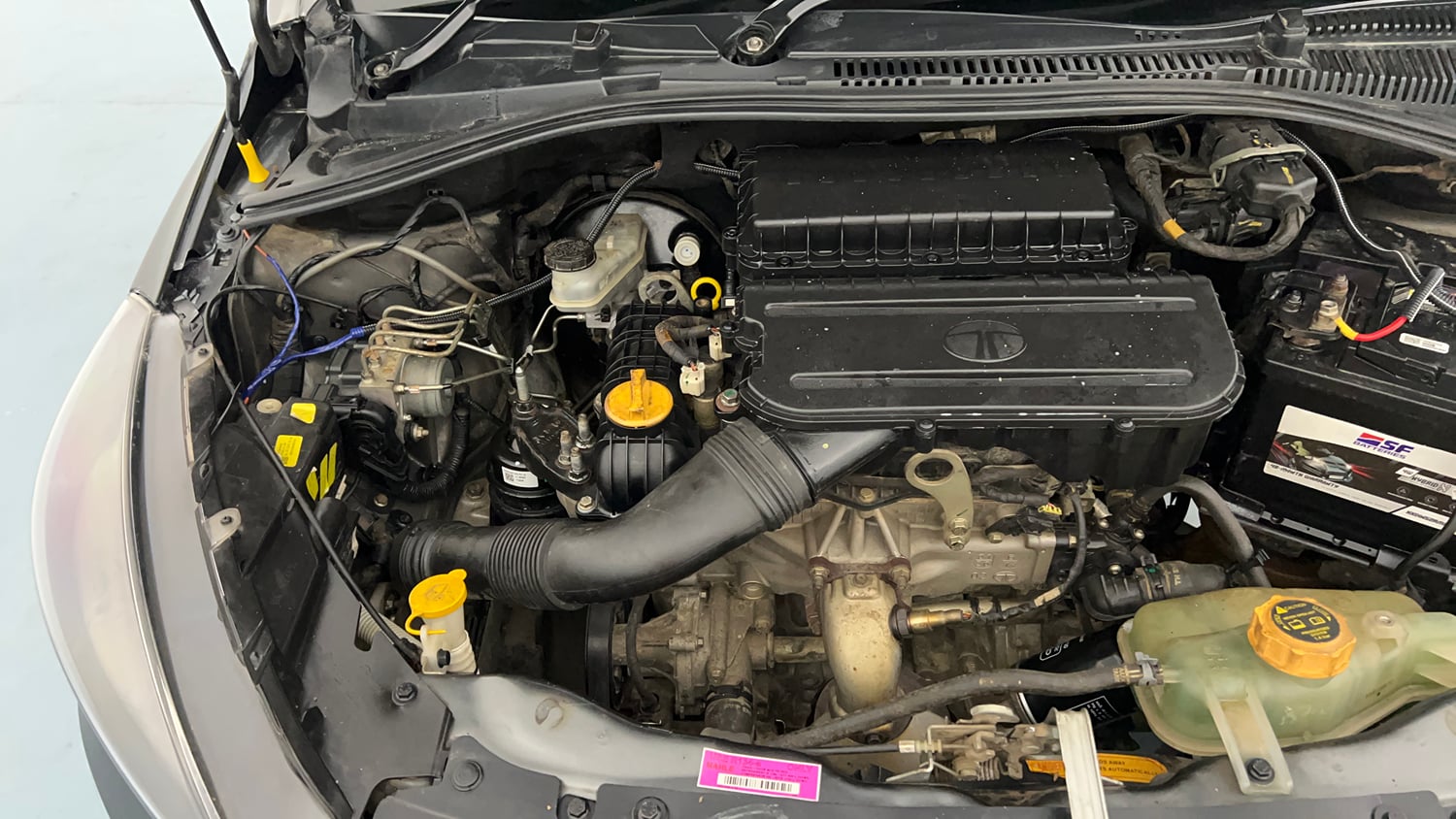 Used 2020 Tata Tiago XZ Plus Dual Tone Petrol Manual engine ENGINE RIGHT SIDE VIEW