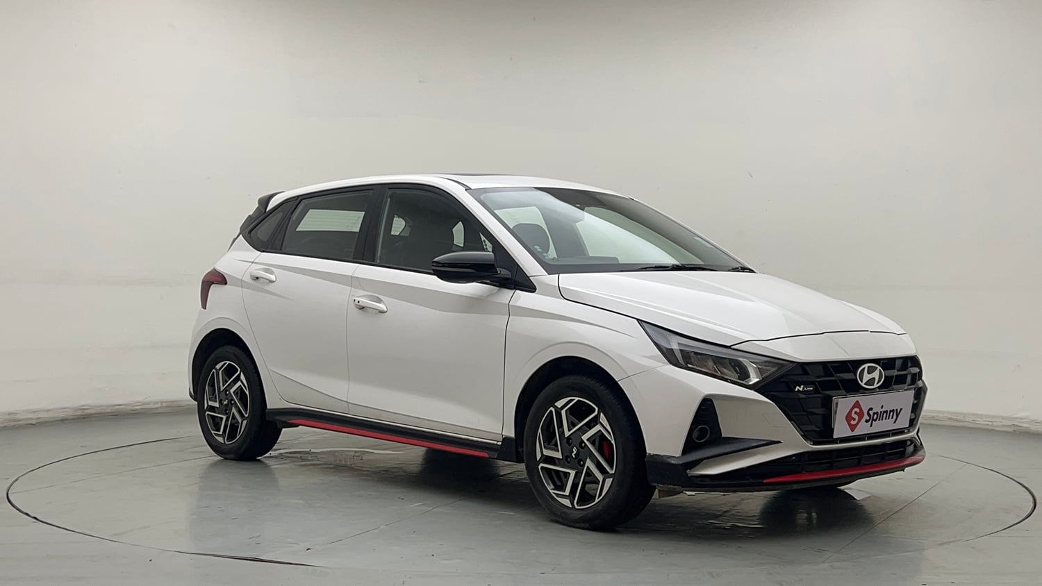 Used 2023 Hyundai i20 N Line N8 1.0 Turbo DCT Petrol Automatic exterior RIGHT FRONT CORNER VIEW