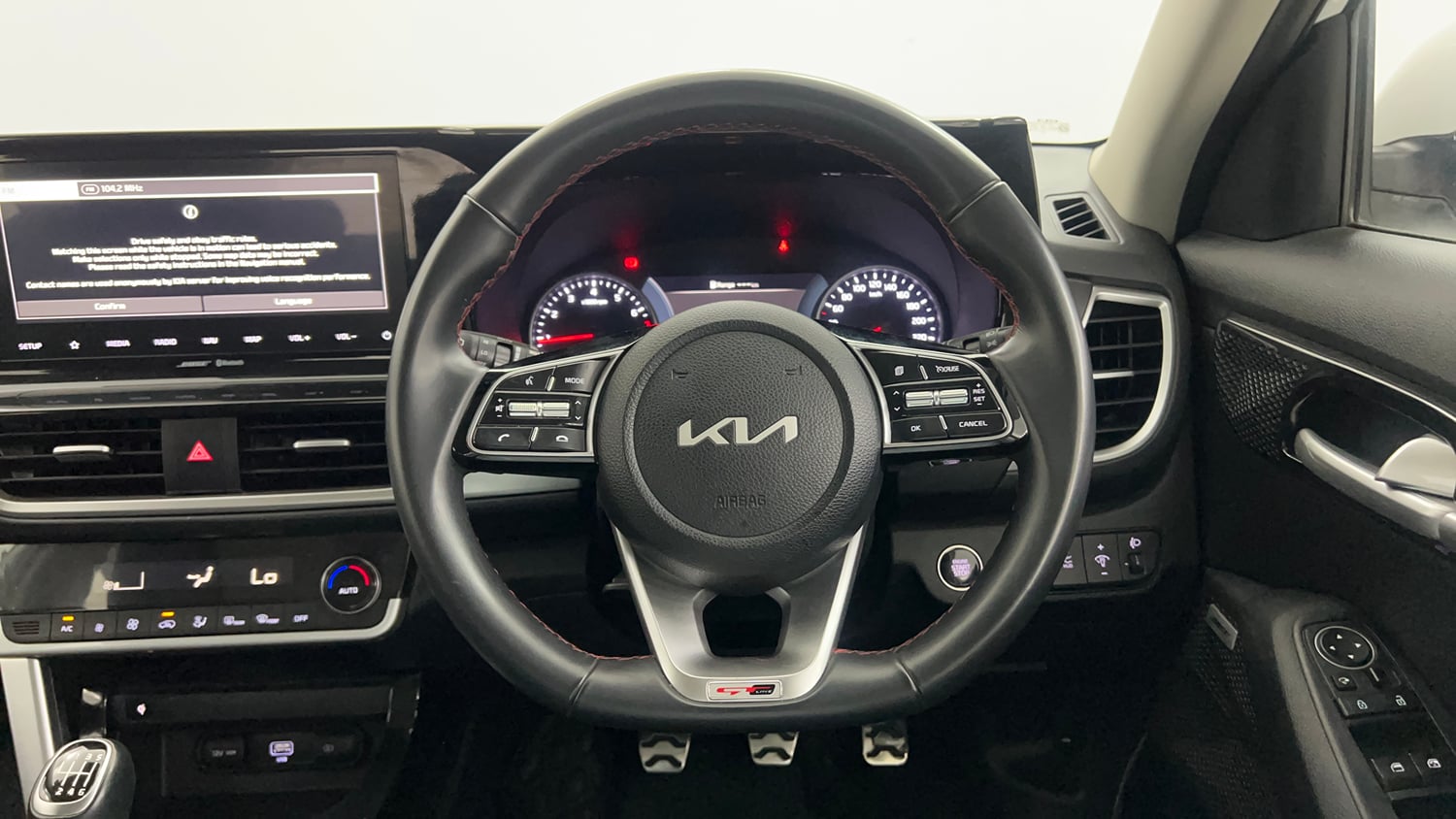 Used 2023 Kia Seltos GTX Plus 1.4 Petrol Manual interior STEERING VIEW
