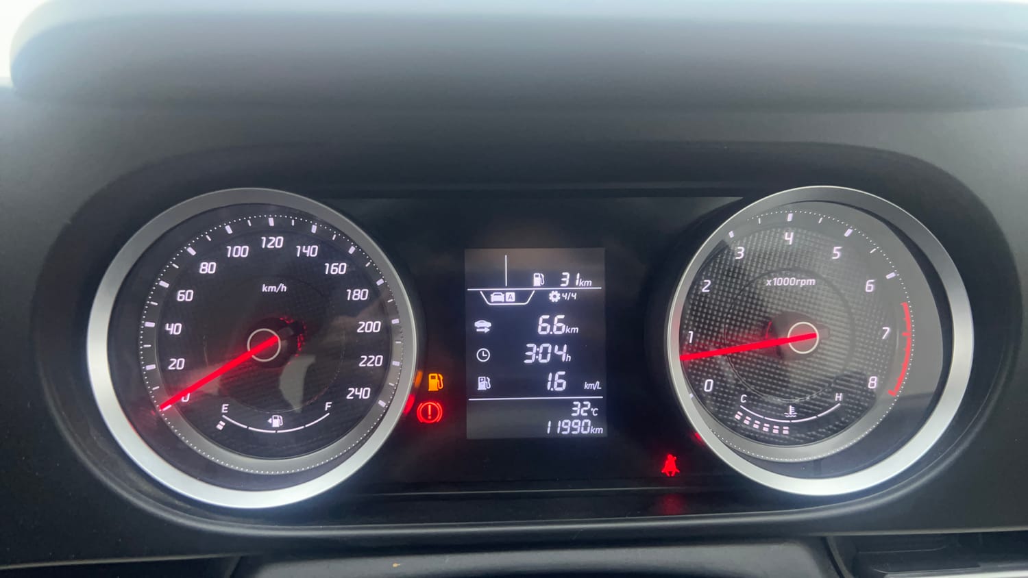Used 2025 Hyundai Verna EX 1.5 Petrol MT Petrol Manual interior CLUSTERMETER VIEW