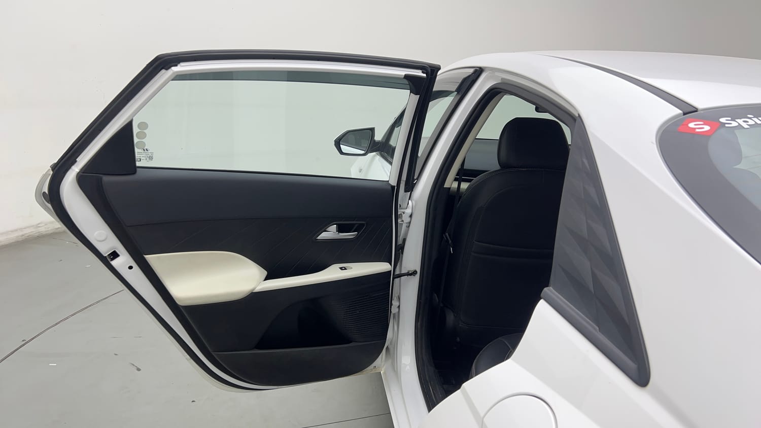 Used 2025 Hyundai Verna EX 1.5 Petrol MT Petrol Manual interior LEFT REAR DOOR OPEN VIEW