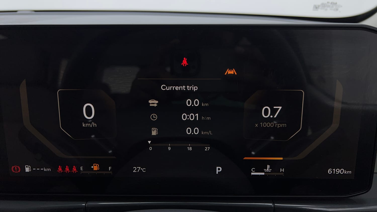 Used 2025 Kia Syros HTX Plus (O) 1.5 Diesel 6AT Diesel Automatic interior CLUSTERMETER VIEW