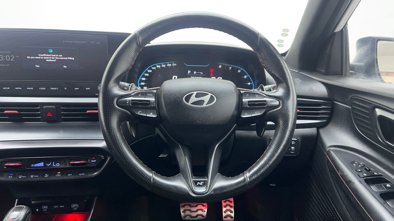 Used 2023 Hyundai i20 N Line N8 1.0 Turbo DCT Petrol Automatic interior STEERING VIEW