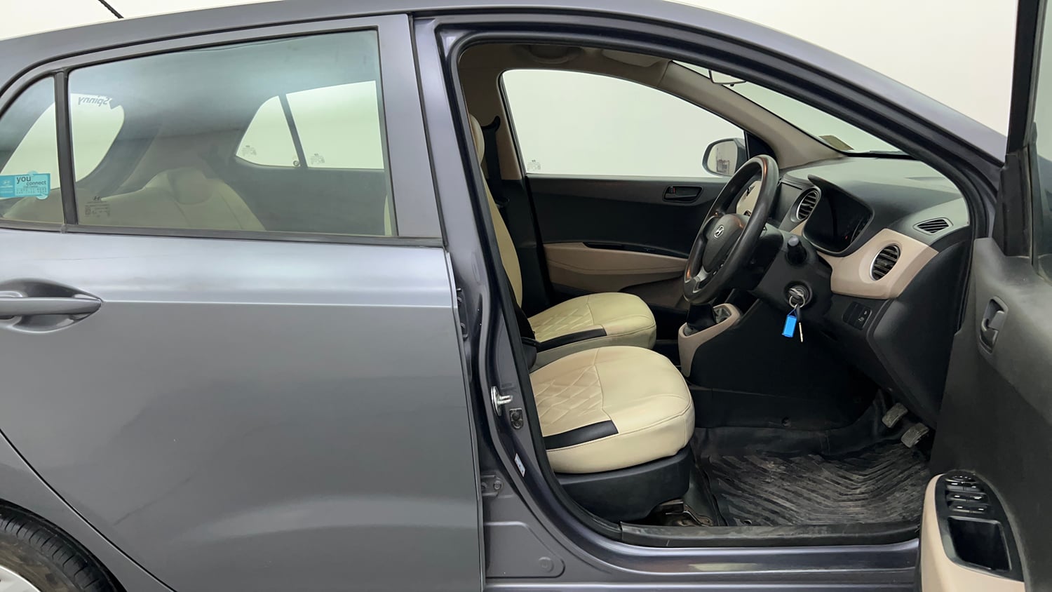 Used 2017 Hyundai Grand i10 Magna 1.2 Kappa VTVT Petrol Manual interior RIGHT SIDE FRONT DOOR CABIN VIEW