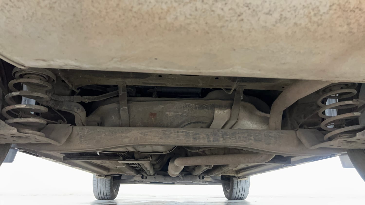 Used 2023 Kia Seltos GTX Plus 1.4 Petrol Manual extra REAR UNDERBODY VIEW (TAKEN FROM REAR)