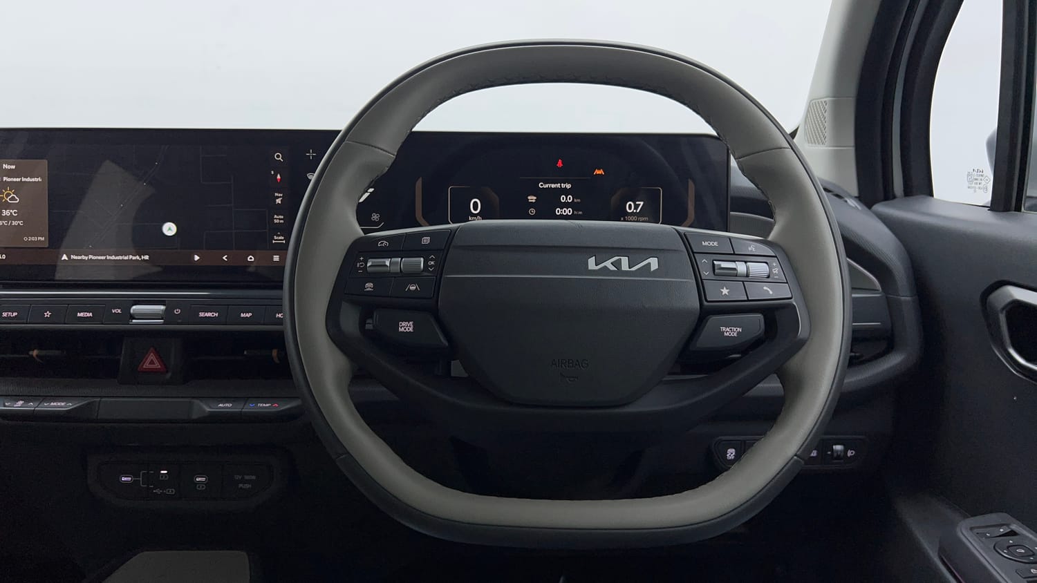 Used 2025 Kia Syros HTX Plus (O) 1.5 Diesel 6AT Diesel Automatic interior STEERING VIEW