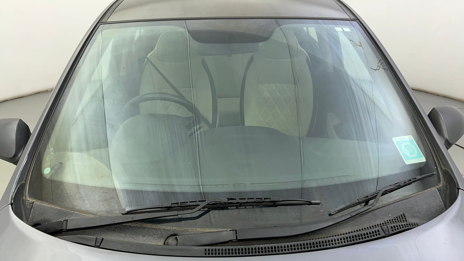 Used 2017 Hyundai Grand i10 Magna 1.2 Kappa VTVT Petrol Manual exterior FRONT WINDSHIELD VIEW